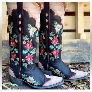 Old gringo stagecoach cowboy boots coastal cowgirl boho festival 7.5  RtI 750